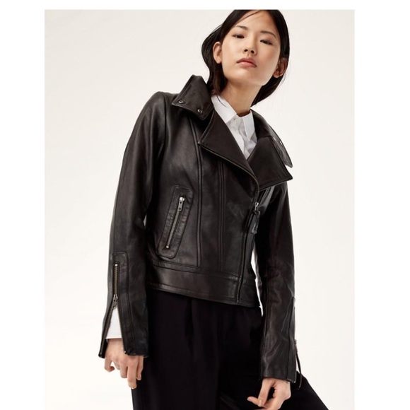 Aritzia Mackage Kenya Leather Jacket Size XS - Picture 1 of 4